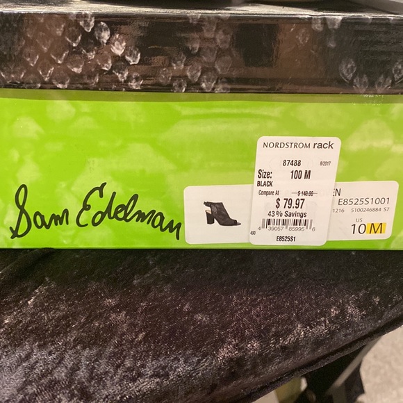 Sam Elderman Black Woven heel - Picture 2 of 6